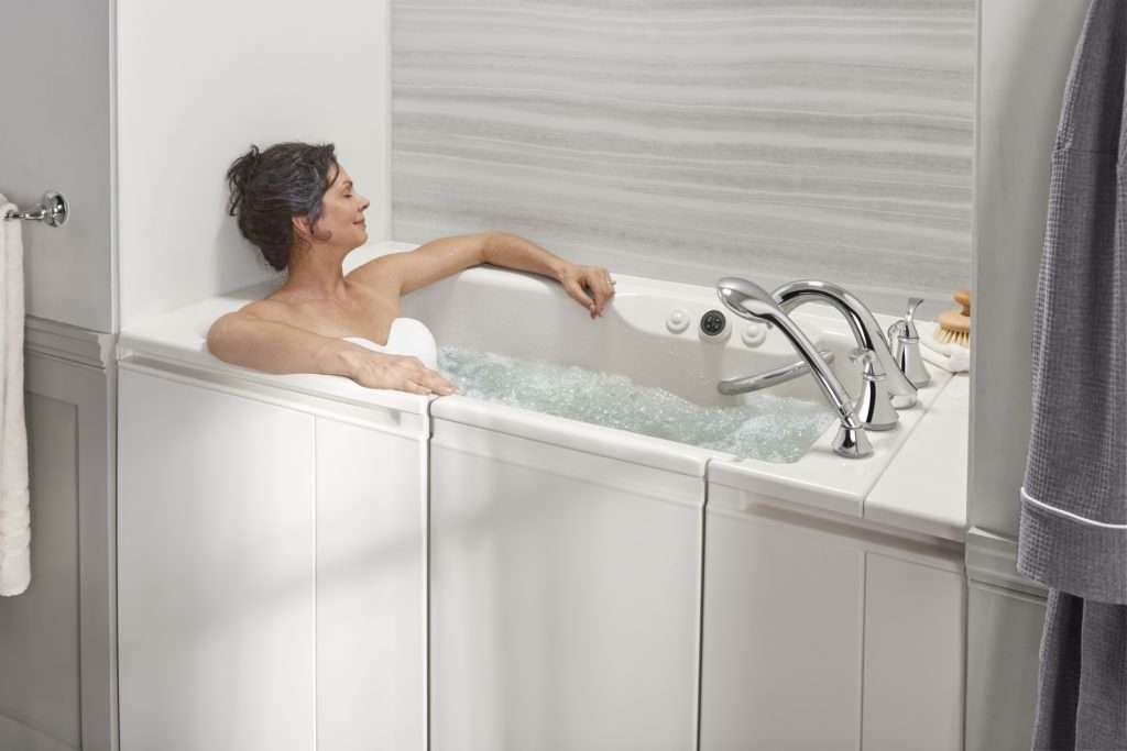 Woman in tub